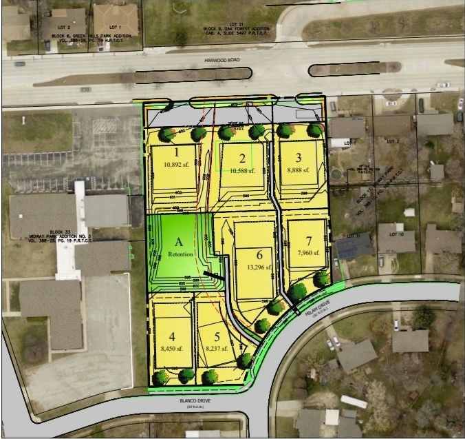 Conceptual Lot Plan for Midway Park