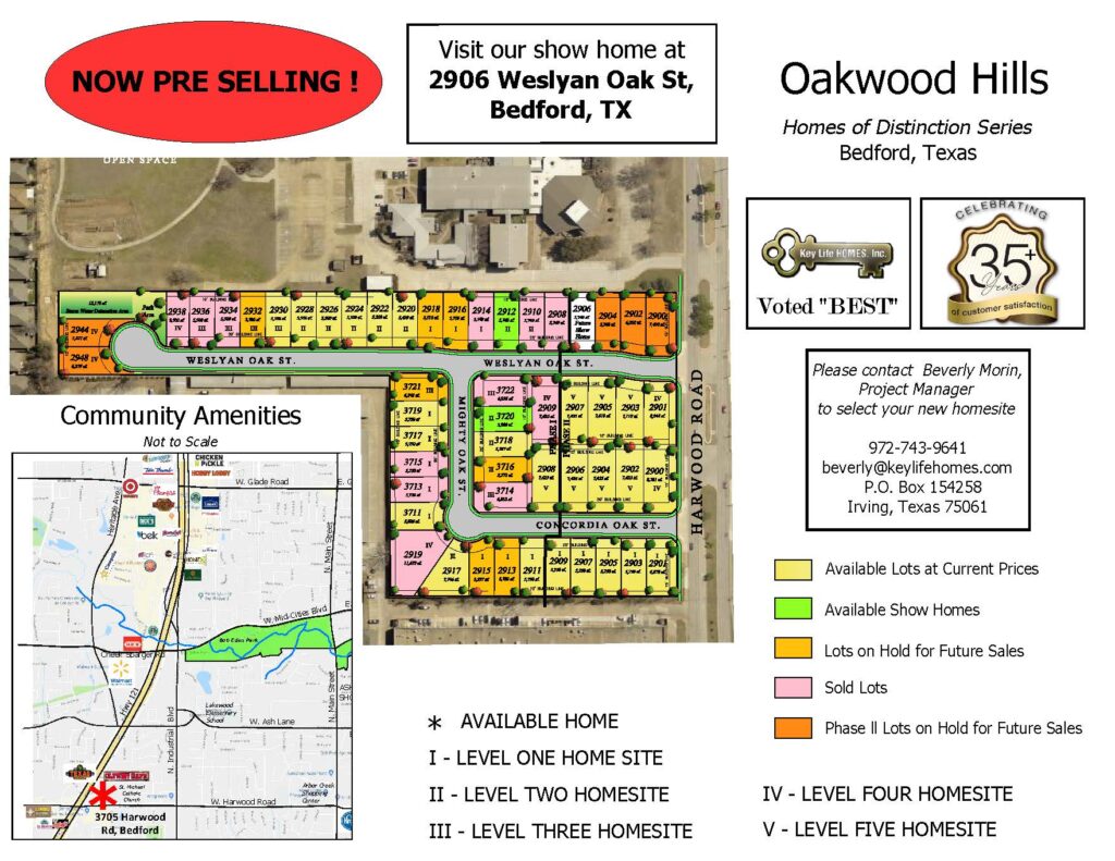 Conceptual Lot Plan for Midway Park